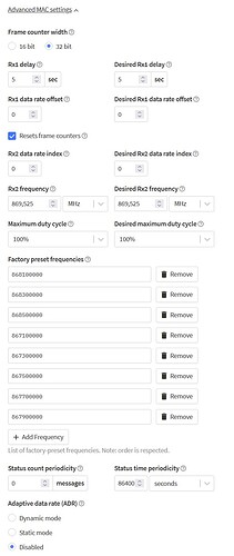 end device settings