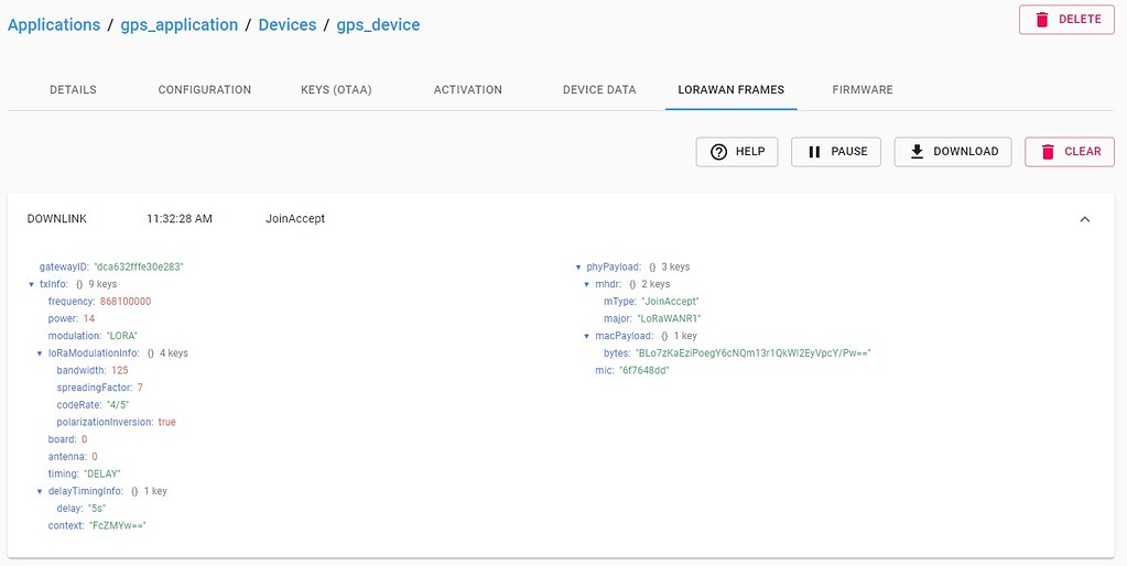 GPS_Tracker Example not sending datat to ChirpStack WisBlock