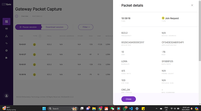 Packet capture