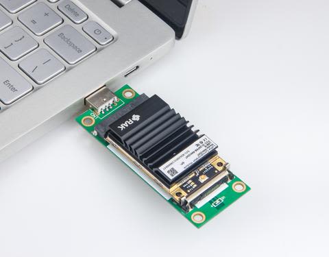 Figure 1: RAK2247 to a PCIe-to-USB board